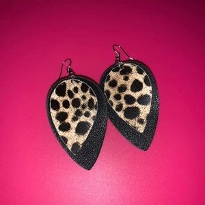 Leopard teardrop Earrings